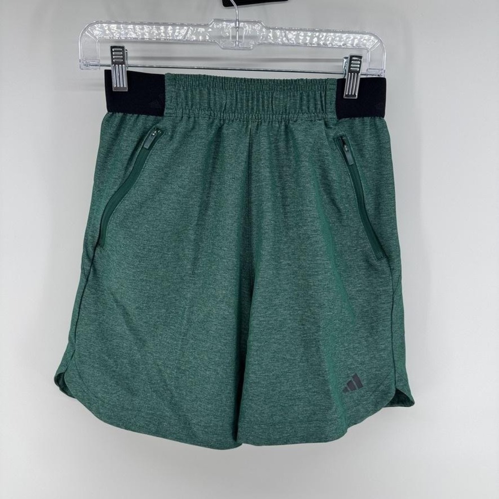 Adidas Axis Woven 4.0 Shorts Mens XS Green 7" Climacool Athletic Training